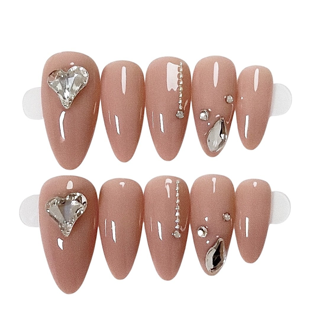 하이린 크리스탈 하트 레인드롭 파츠 네일팁 10p 23,040원