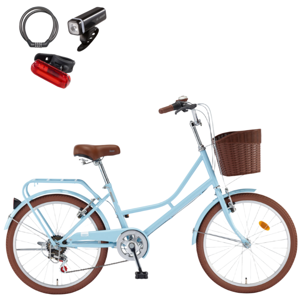 2026 삼천리 22 선데이 자전거 7단 클래식 시티형자전거, 클라우드, 1개, 157cm 275,000원