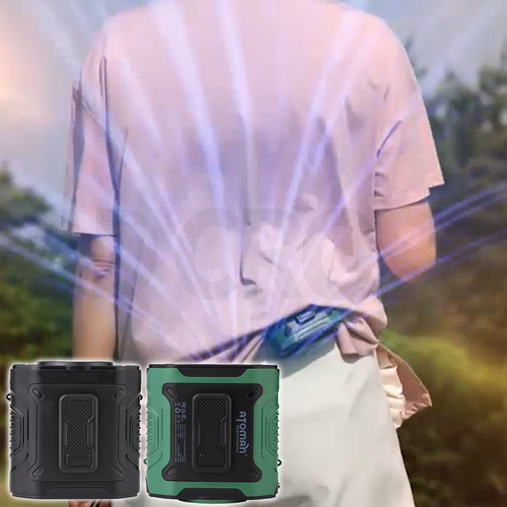 [인포벨]애드크로스 홈쇼핑 아토만 옷속 태풍기 여름 휴대용 허리 선풍기 야외 낚시 등산 바디 냉풍기 69,600원