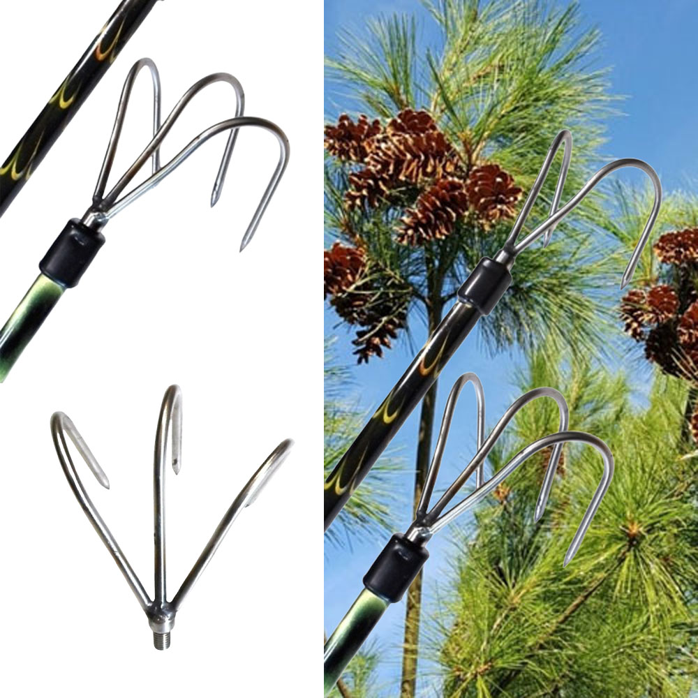 긴장대 장대낫 겨우살이 갈고리 현수막제거 수초낫, 세발갈고리(촉), 1개 11,790원