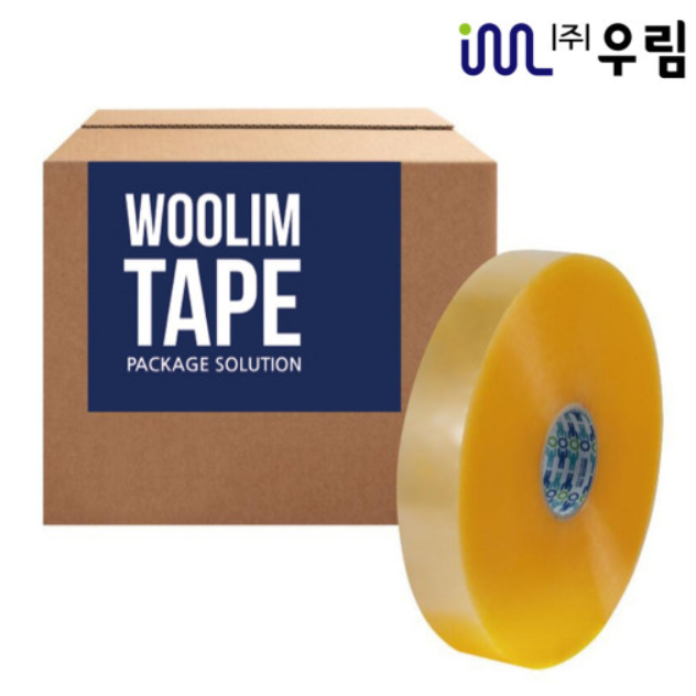 우림 충남지사 자동 기계테이프 투명 경포장 1000M LM 기계용 박스테이프 공업용테이프 LM 57,120원