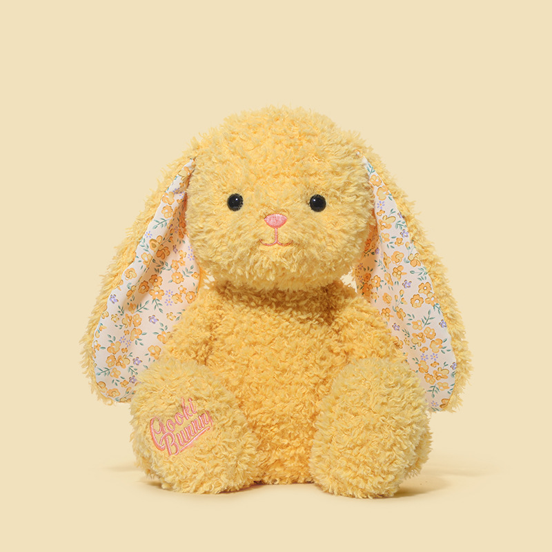 Sunnytrip 토끼 봉제인형 38cm 인형 부드러운 촉감 애착인형, 1개, 옐로우, 38cm 24,900원