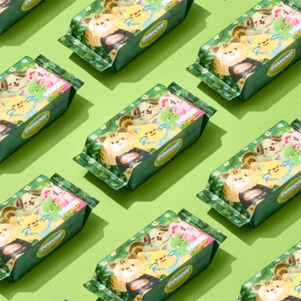 나른한고양이 포코리 캐릭터 미니 물티슈 8개 1세트 안전한물티슈 여행용물티슈 미니포켓물티슈 7,800원
