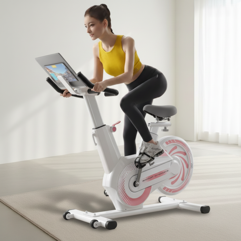 맥스코어 스피닝 실내자전거 홈트 운동기구 사이클 자전거 싸이클 실내바이크 실내사이클, 화이트, 다이나믹 스피닝 317,400원