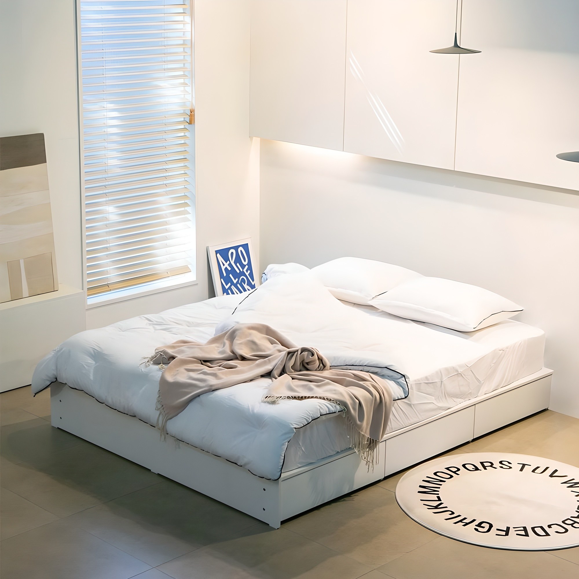 수도권 무료배송설치 무헤드수납침대 리브우드 3단수납침대 149,000원