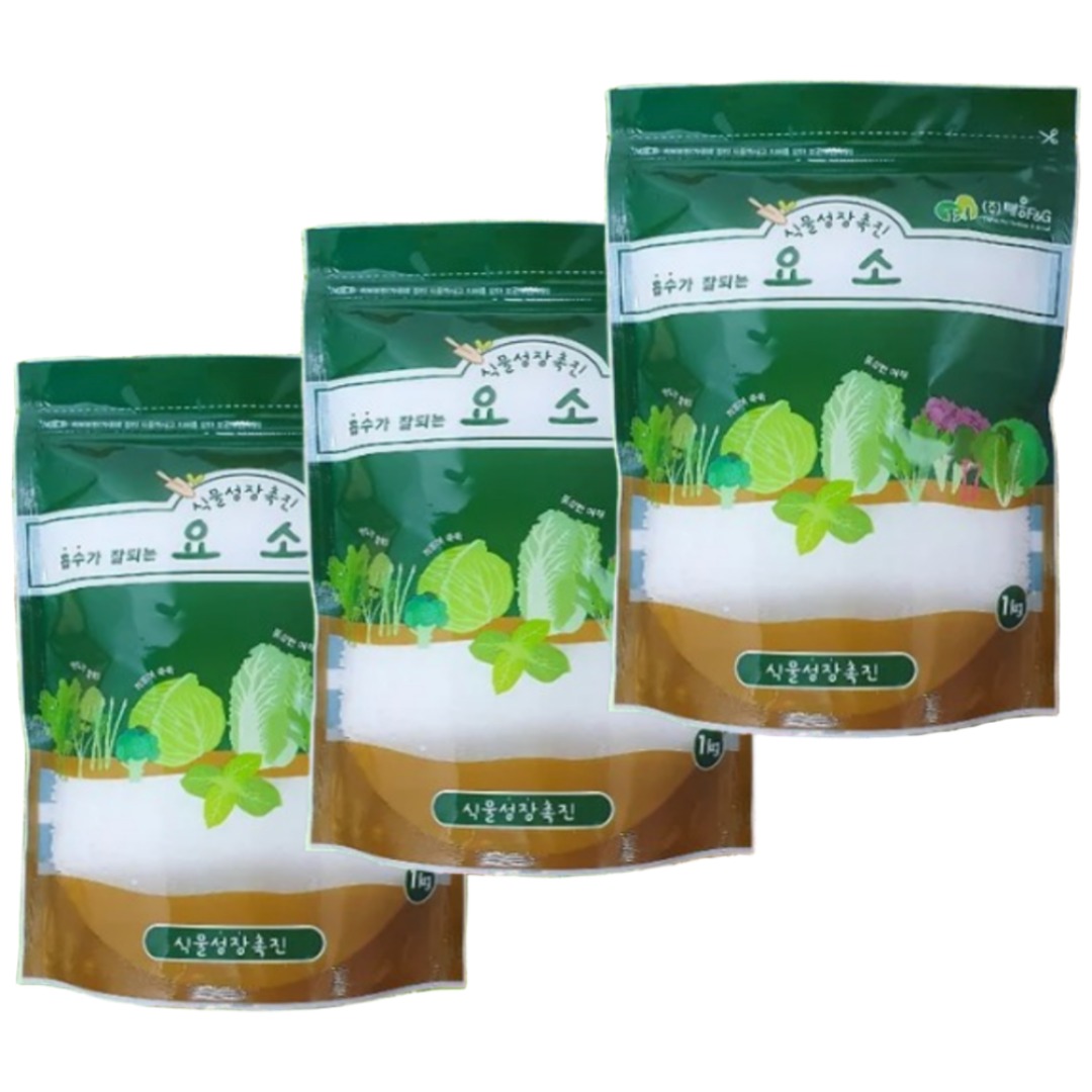 요소비료 1kg 3개, 텃밭비료 질소비료 식물성장촉진 태흥 F&G, 3개, 1kg 15,400원