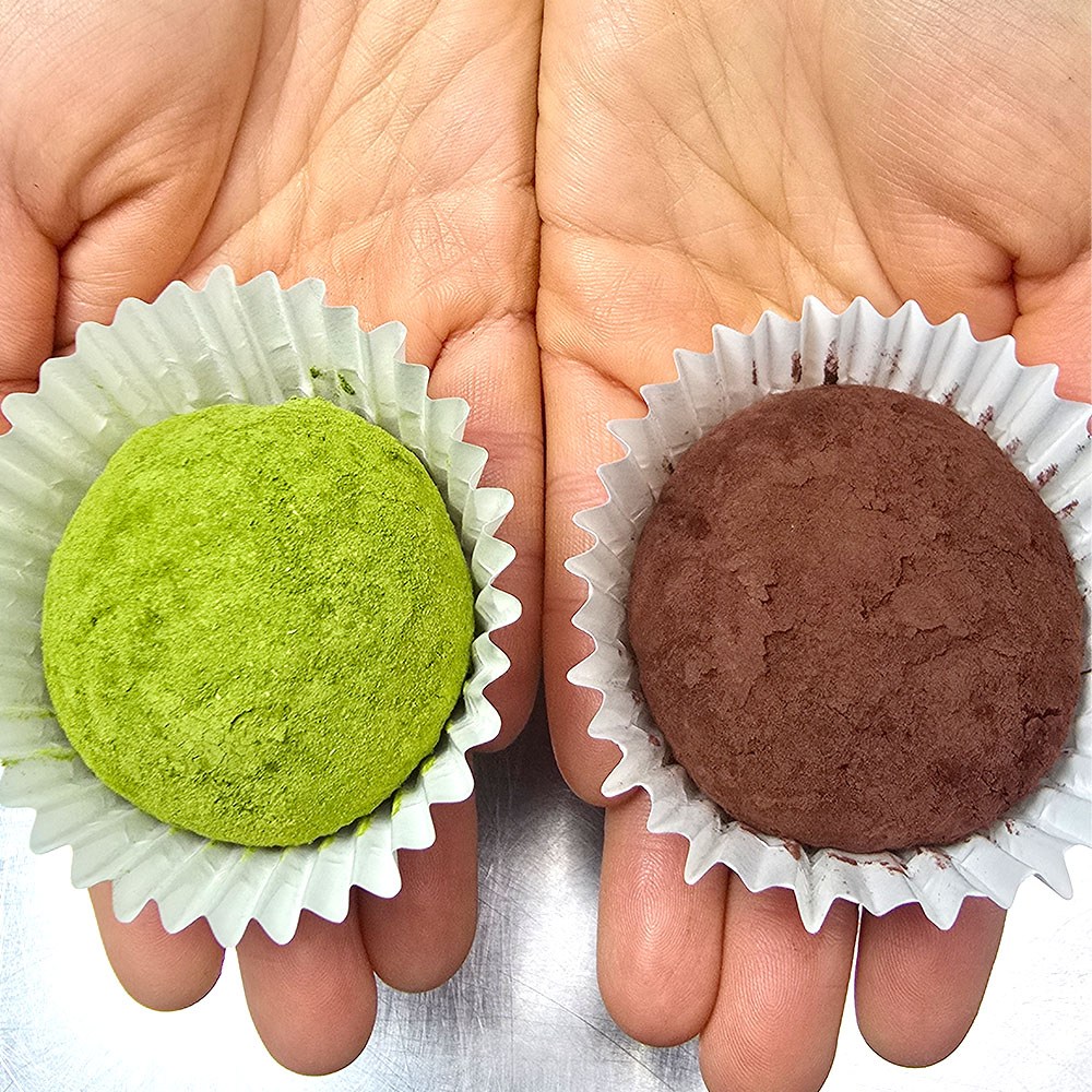 [선물 포장]수제 두쫀쿠 예약발송 두바이쫀득쿠키 발렌타인데이 초코+녹차 38,000원