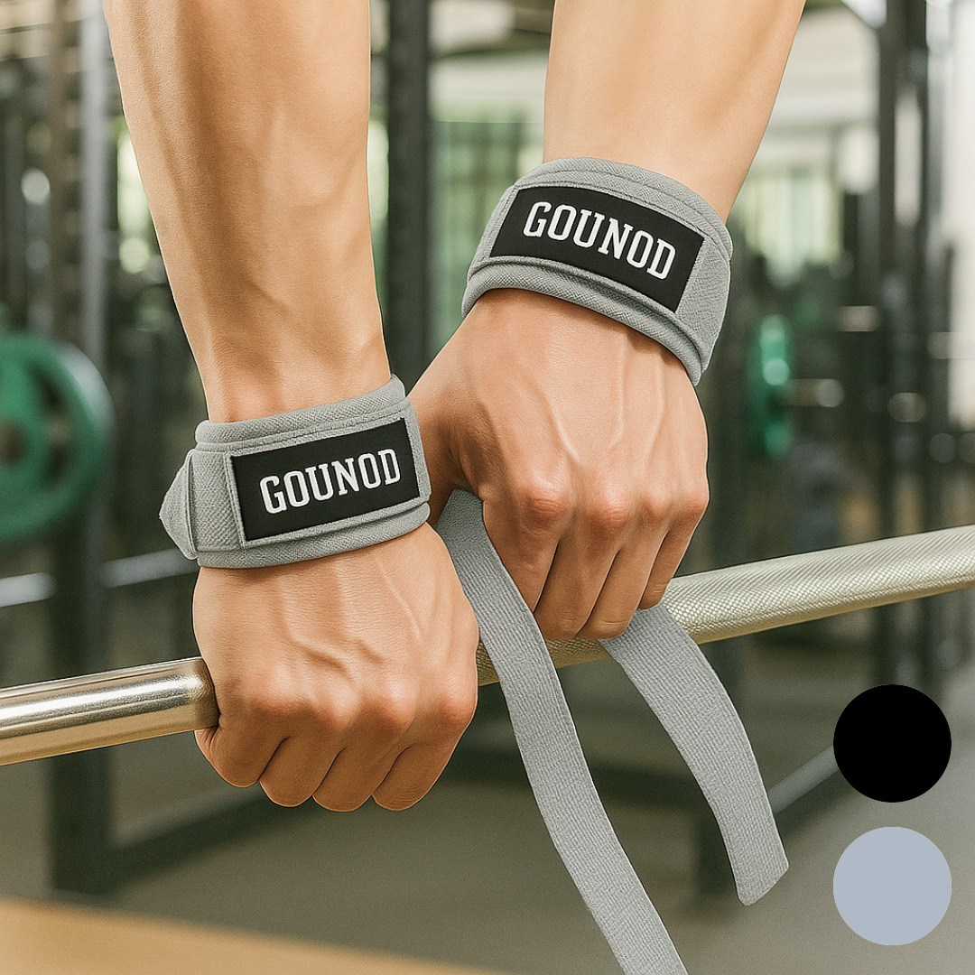 플래틱 리프팅 흔들림 부상 방지 논슬립 헬스 스트랩 세트, 2개, 그레이 12,500원