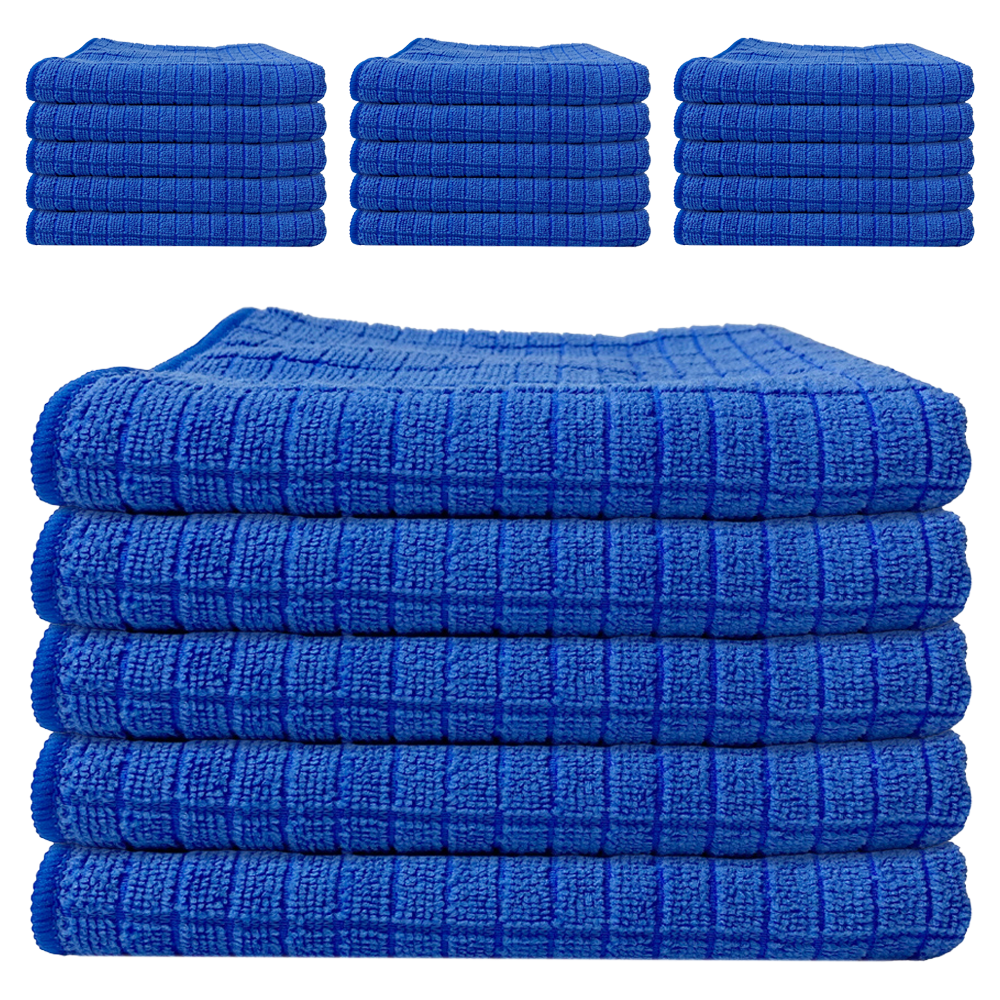 월드크린 고급 바둑 극세사 행주 블루 17,100원