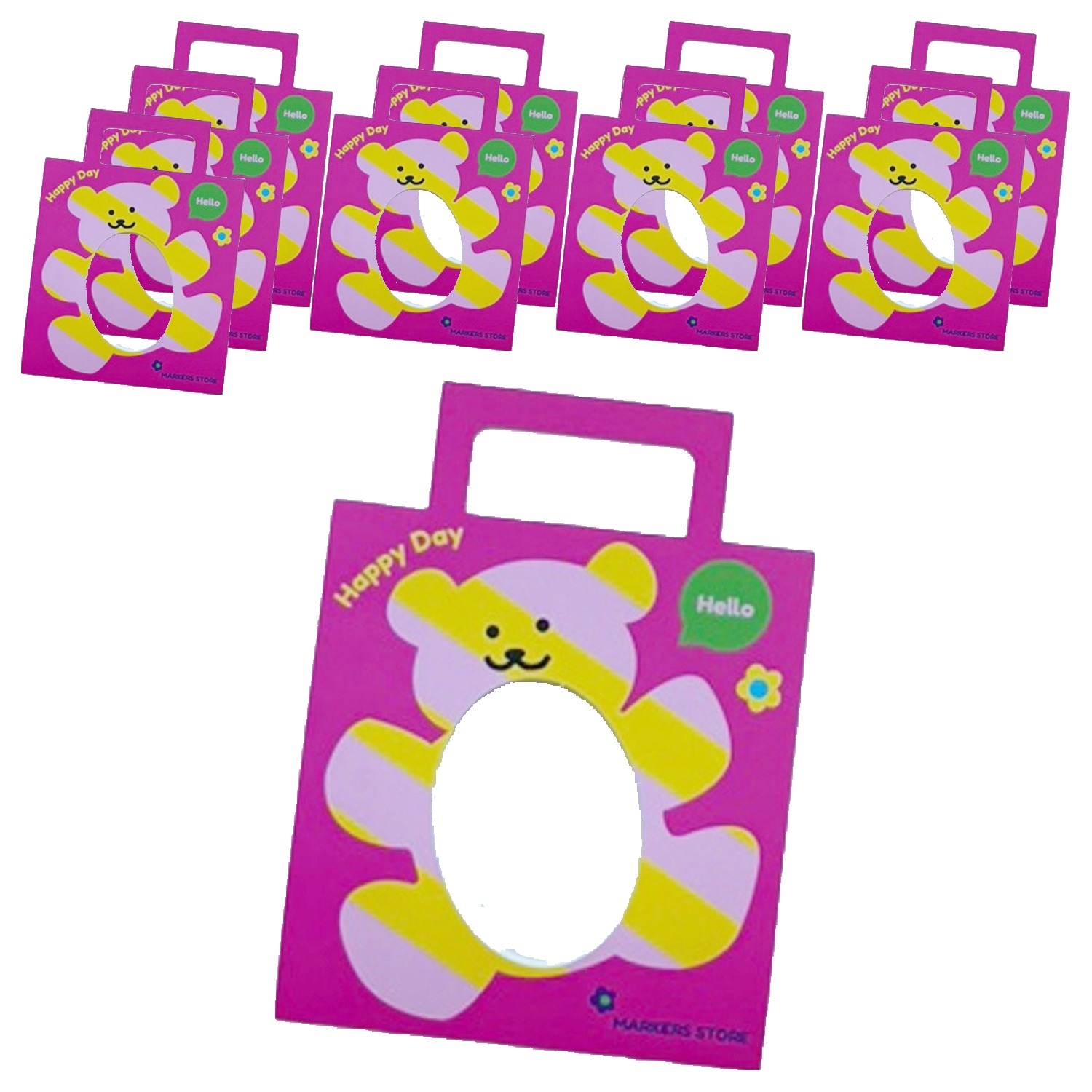 마커스스토어 구디백 킨더조이 포장 홀더 10p + 스티커 10p 세트, 핑크, 1세트 22,640원