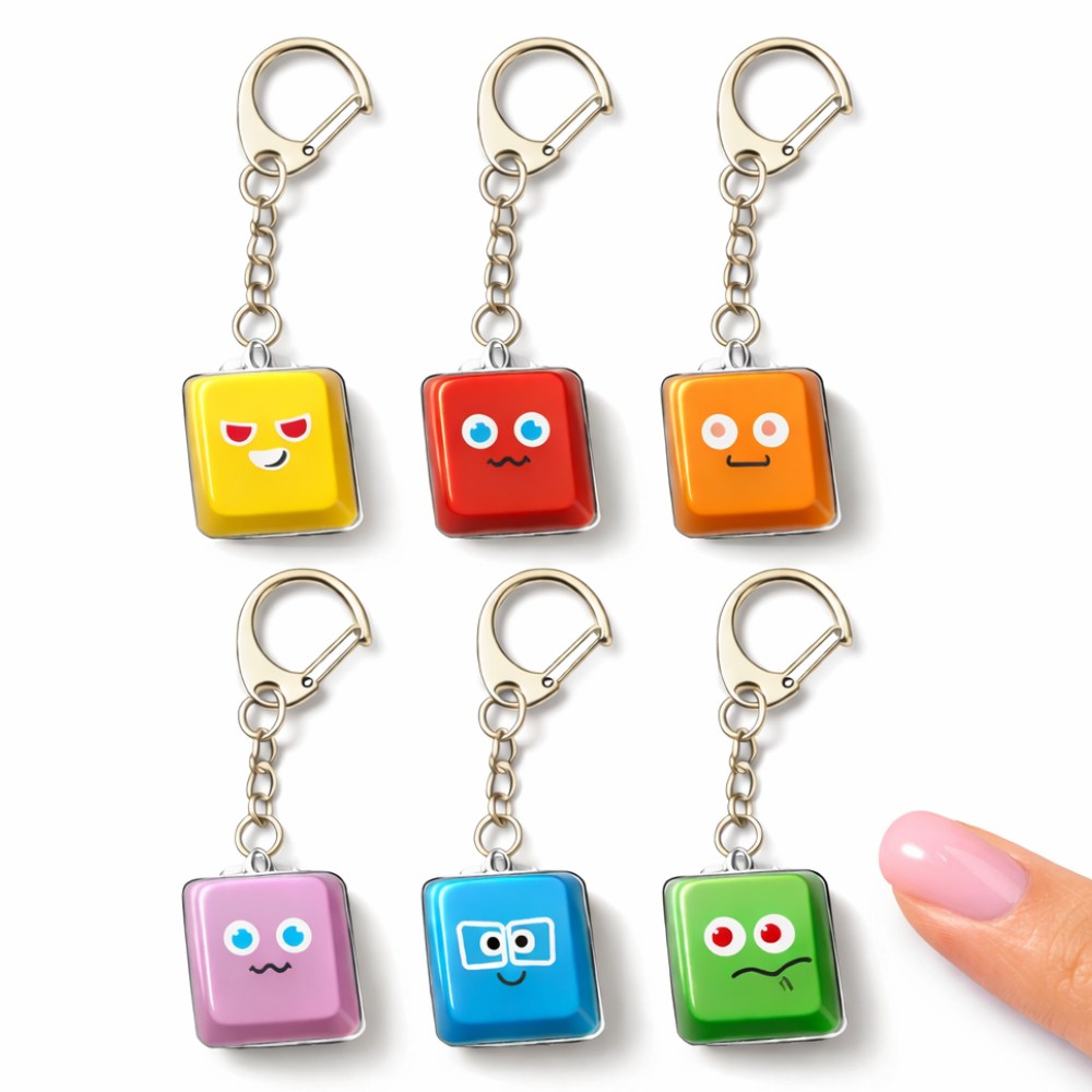 엘보아 귀요미 표정 키캡 키보드 키링 19,900원