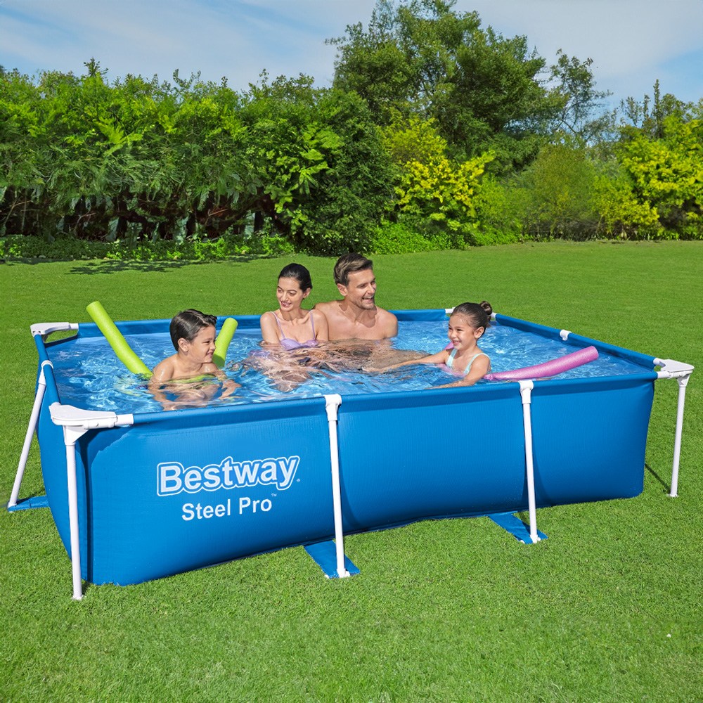 베스트웨이 사각 기둥 대형 프레임 패밀리풀장 BW56403, 블루, 1개 99,400원