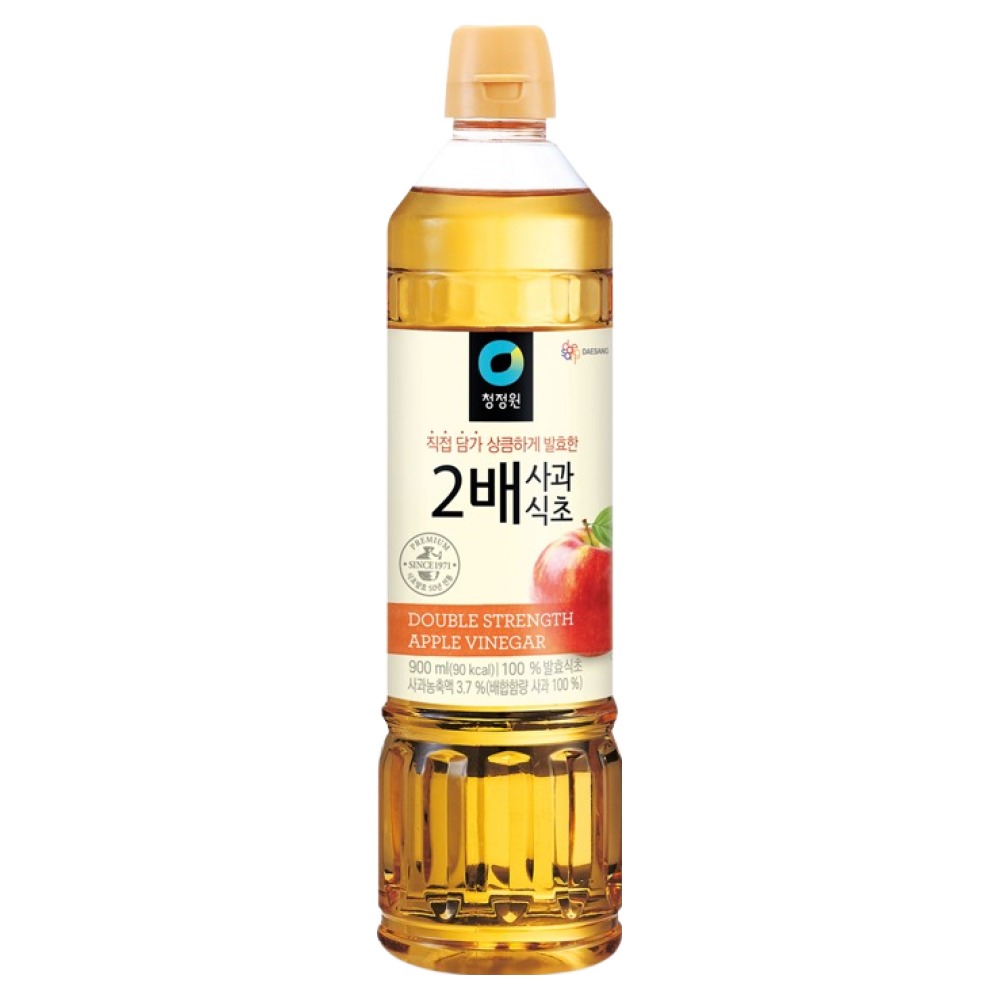 청정원 2배 사과식초, 900ml, 1개 3,400원