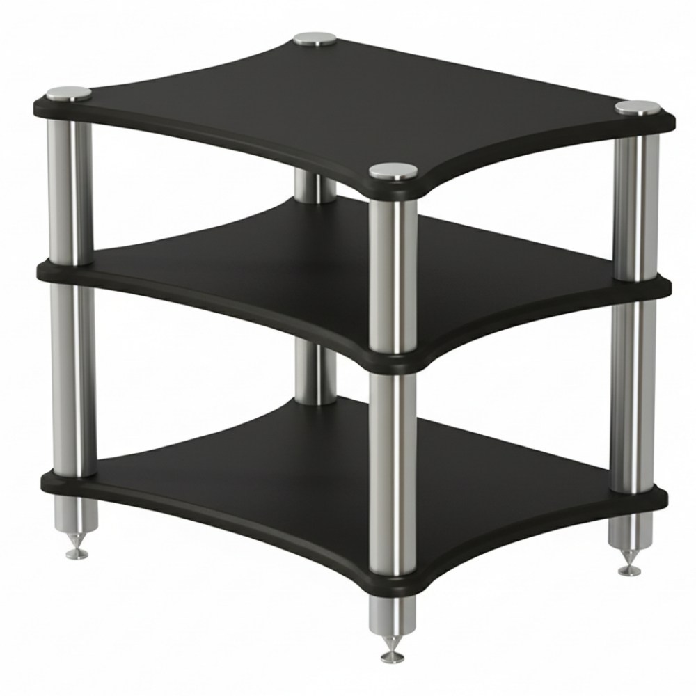 투윅스 오디오랙 선반 장식장 스피커 오디오장 음향장비 진열대 받침대 오디오 소형 스탠드 렉, 블랙 123,400원