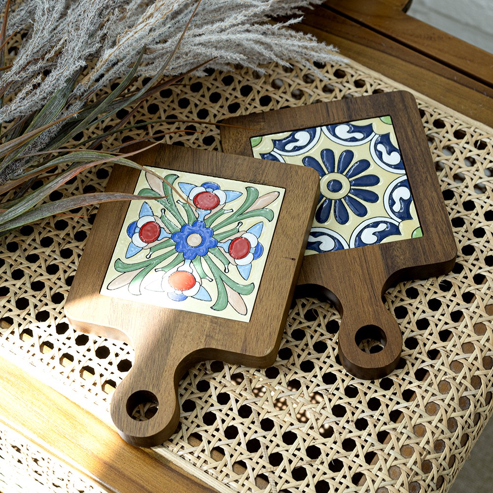 돌답례품 결혼 집들이 고희 개업 북유럽 우드 타일 냄비받침, 1개 11,450원