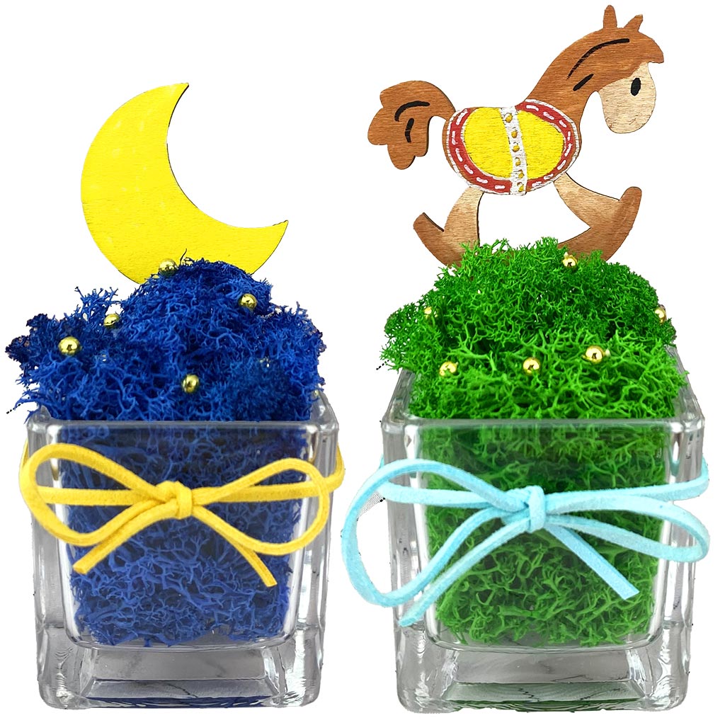 레인디어모스 데코픽 유리화분 6인(옵션) 26,000원