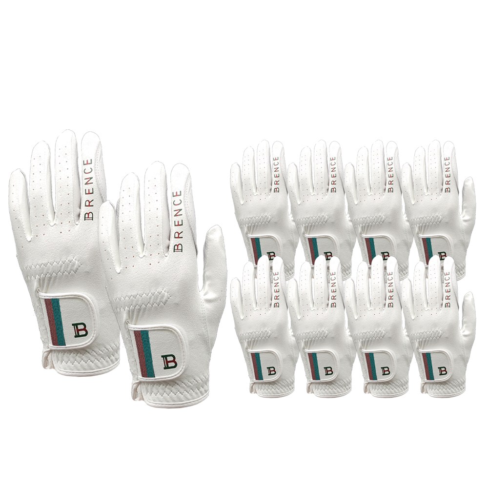 브렌스 핑거라인 반양피 남자여성 골프장갑 8장+2장더, 10개 47,900원