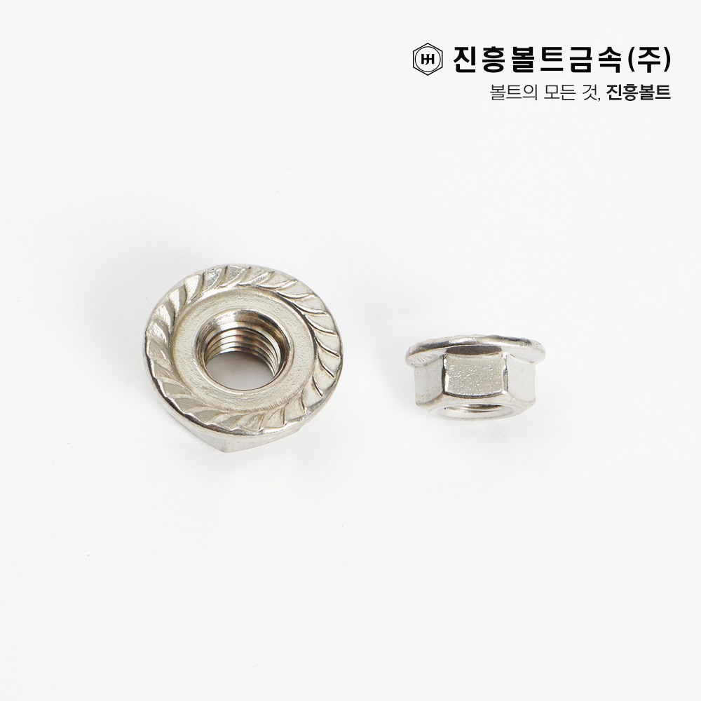 플랜지너트 M3, M4, M5, M6, M8, M10, M12, M14, M16, M20, M10, 9mm, 1개 300원