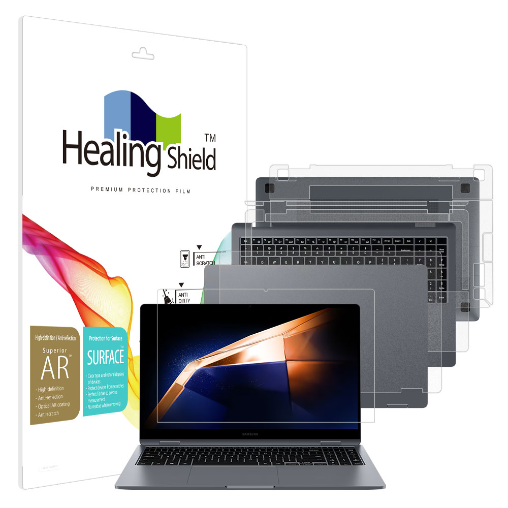 힐링쉴드 갤럭시북4 360 15.6 NT750/NT751QGK 고화질 액정보호필름1매 외부3종, 1개 68,000원