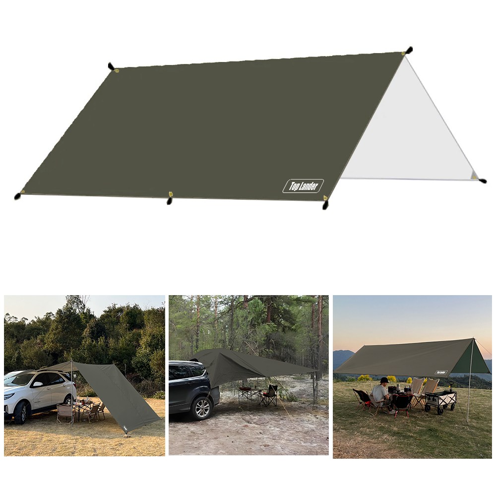 탑 랜더 대형 렉타 캠핑 방수 타프 차량용어닝 야외용 UV 차단 46,260원