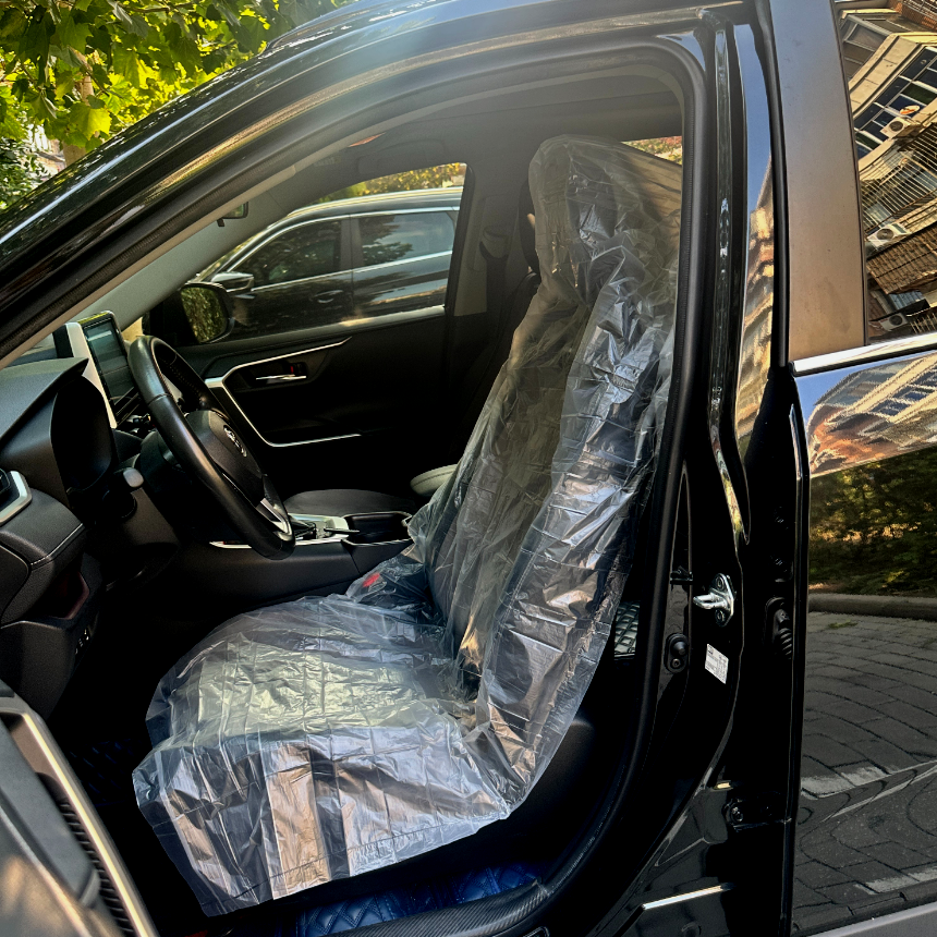 다마온즈 두꺼운 차량 일회용 비닐 시트 커버 9,900원