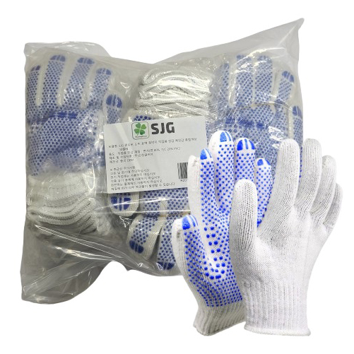 신정글러브 도트 표백 점박이 목장갑 양손 세트 6,580원