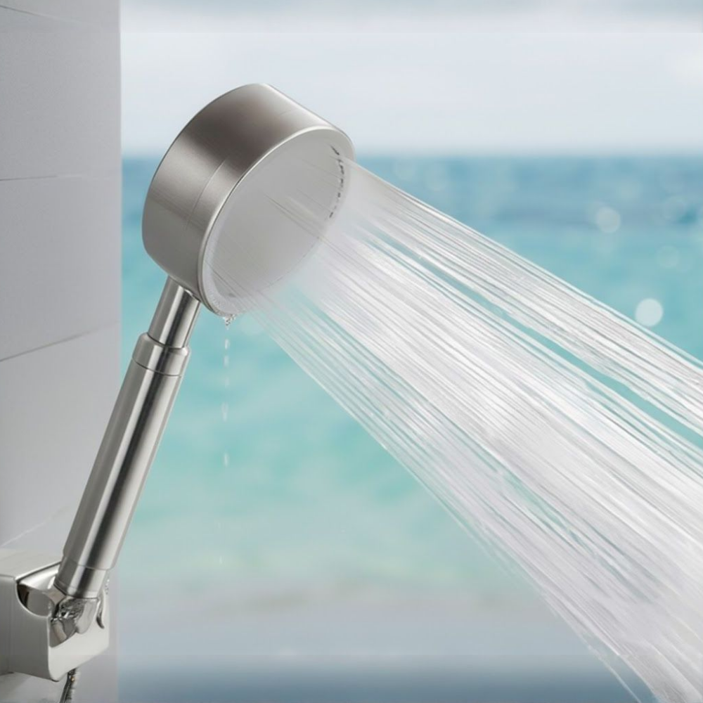 밀로뉴 녹슬지않는 스테인리스 고압 샤워기 헤드, 실버, 1개 12,500원