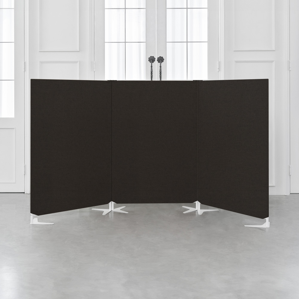 까사마루 이브 스탠드형 3단 가림막 파티션 2400 x 25 x 1200 mm, 그레이 89,000원