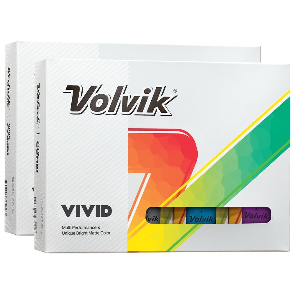 새로운 Volvik Vivid 멀티 퍼포먼스 및 3피스 구조 독특하고 밝은 매트 컬러 마감 골프공. 24개 다양한 X 113673 111,500원