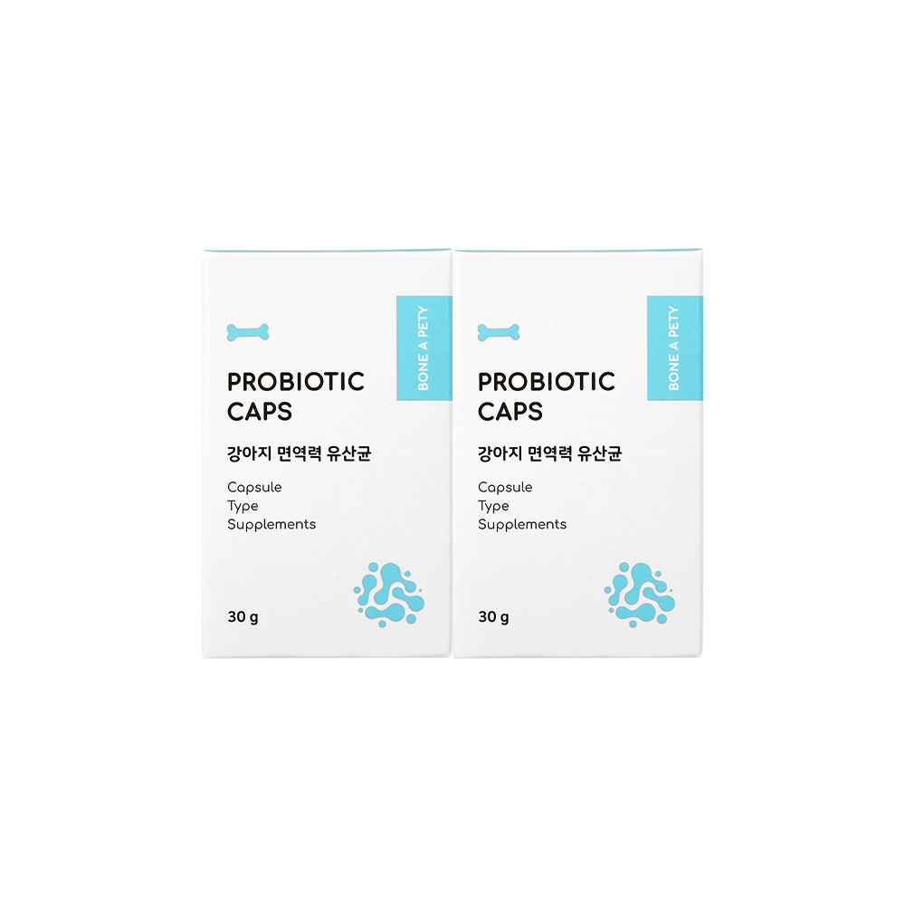 본아페티 강아지 면역력 유산균 영양제 애견 반려견 본아페티 프로바이오틱스 캡스 60정, 60정, 장건강/유산균, 2개 48,410원