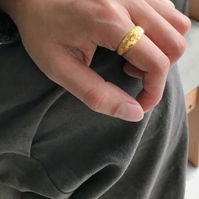 남성 18k압축도금 반지 변색없는 빅사이즈 조절가능 라운드어스 16,000원