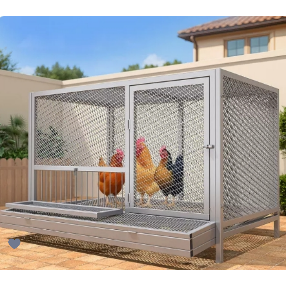 모이컴 닭장 개집 대형 철제 조립식 닭우리 가축 사육장 케이지, 1개 242,000원