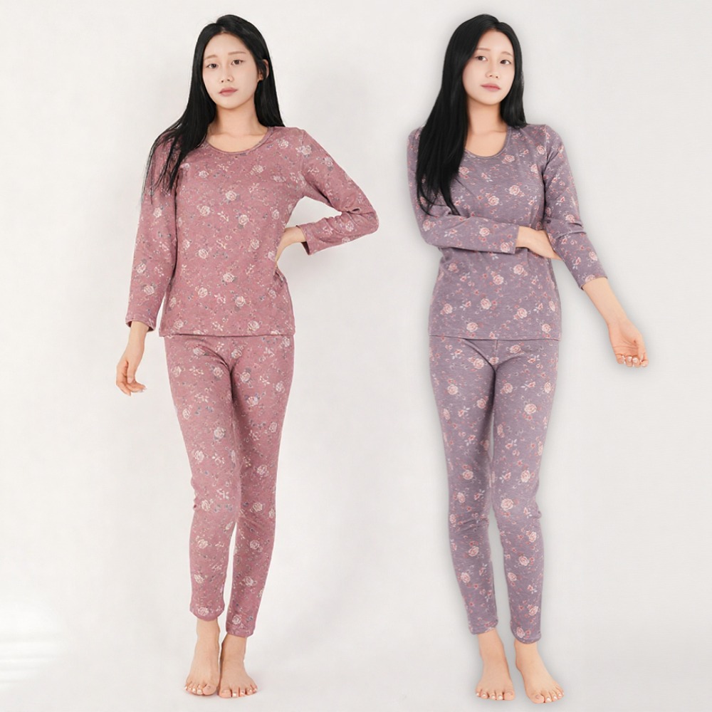 내열 양모 기모 꽃무늬 내의, 현재가 22,900원