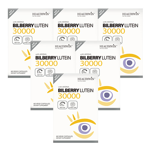 뉴질랜드 헬스윈 빌베리 30000mg 루테인, 6개, 60정 147,140원