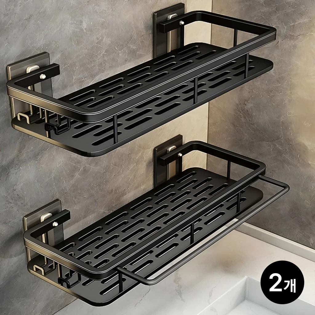Kdo 접착식 다용도 고급 욕실 선반 2개 17,800원