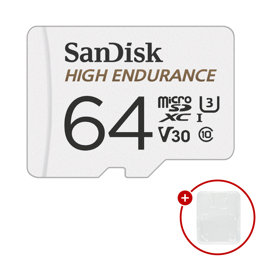 샌디스크 마이크로SD카드 High Endurance 하이엔듀런스 SDSQQNR + SD카드 케이스 39,000원