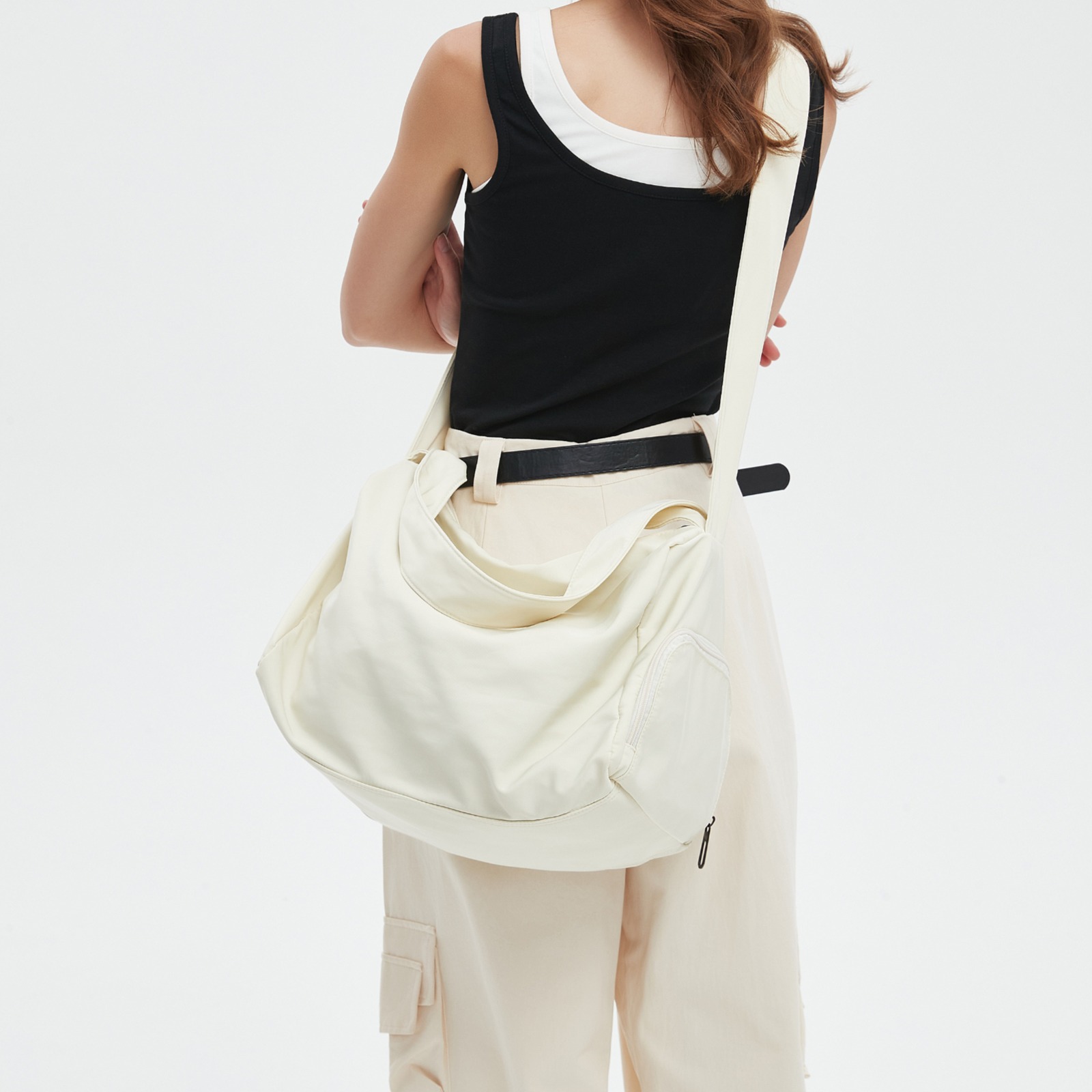 나일론 남성 방수 대용량 여행용 메신저백 크로스백 힙색 빅 사이즈 힙백 힙쌕  MY-6126 20,000원