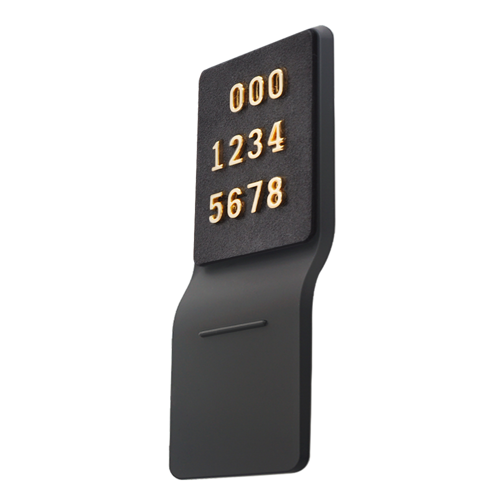 [맞춤제작]명품가죽 3D 안심번호 자동차 주차번호판 35,000원