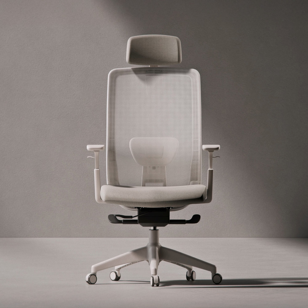 에르먼 X3 국내생산 프리미엄 사무용 컴퓨터 책상의자, 웜아이보리 239,000원