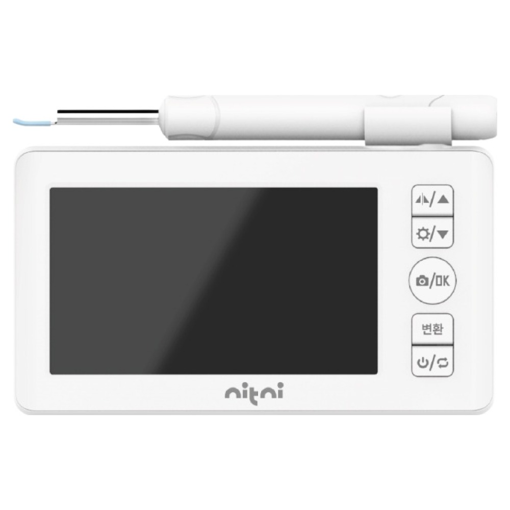 니트니 1000만 화소 고화질 내시경 LED 무선 모니터 일체형 스마트 이어커넥트 귀클리너 NTN-EARCONNECT, 화이트, 1개 59,800원
