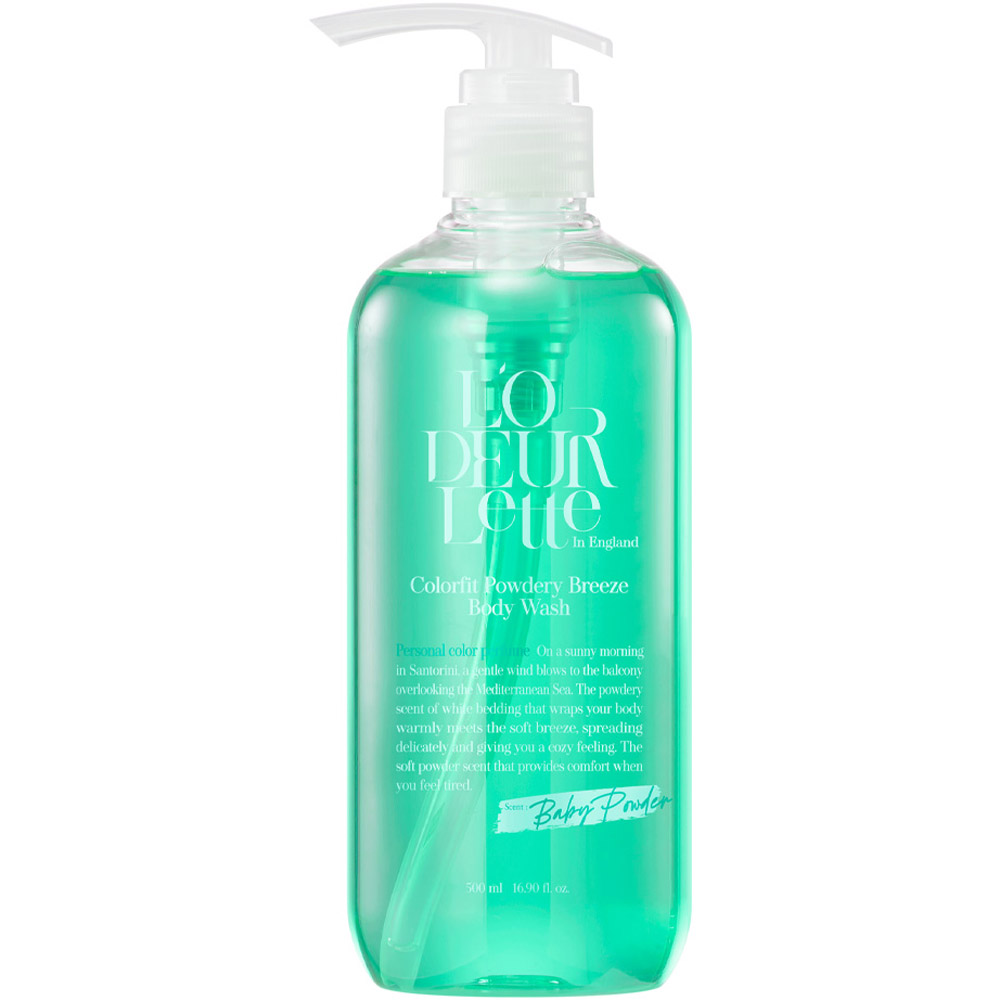 로더렛 인 잉글랜드 컬러핏 파우더리 브리즈 바디 워시 베이비 파우더, 1개, 500ml 8,900원