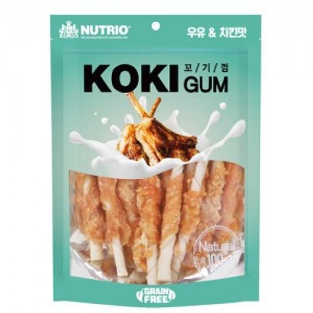 꼬기껌 우유 치킨맛 스틱18p 강아지 애견껌 간식 애견간식 강아지덴탈껌_ 2027453EA 8,870원