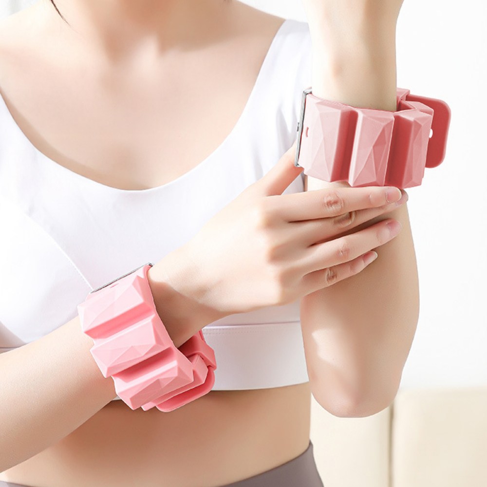 바디숨 손목 중량밴드 스포츠 헬스 웨이트 홈트 체력증진 근력 운동, 500g, 핑크, 1개 12,800원