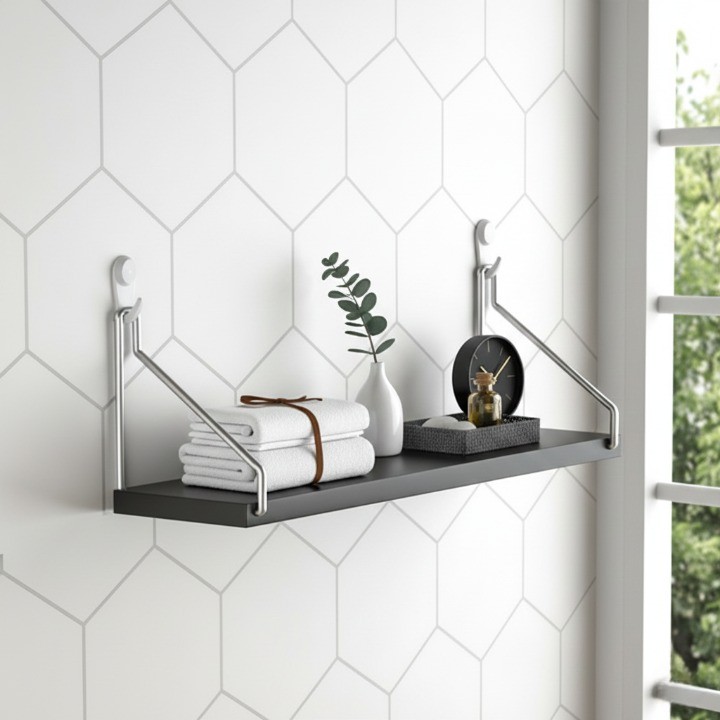 에브라잇 무타공 인테리어 철제 벽선반 6,600원