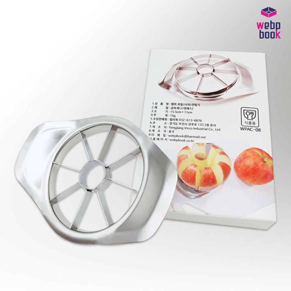 사과커팅기 집들이 주방 스텐 깔끔 심플 안주용커팅기 8등분 ori+2933hI 10,330원
