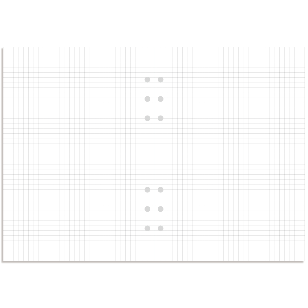 데이스테이션 A5 6공 바인더 그리드 라인 도트 리스트 속지 6,000원