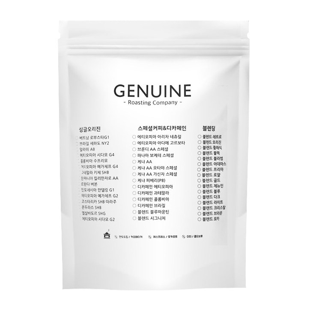 제뉴인 케냐AA 원두커피, 1개, 500g 20,900원