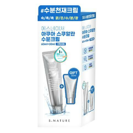 에스네이처 아쿠아 스쿠알란 수분크림 60ml 기획 (60ml+30ml) 29,900원