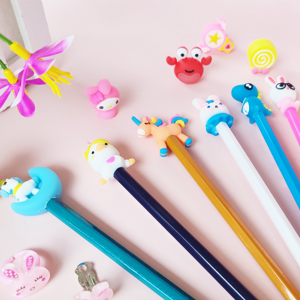 아인몰 유니콘 랜덤 연필 꼭지 100개 1세트 문구 학용품 35,000원