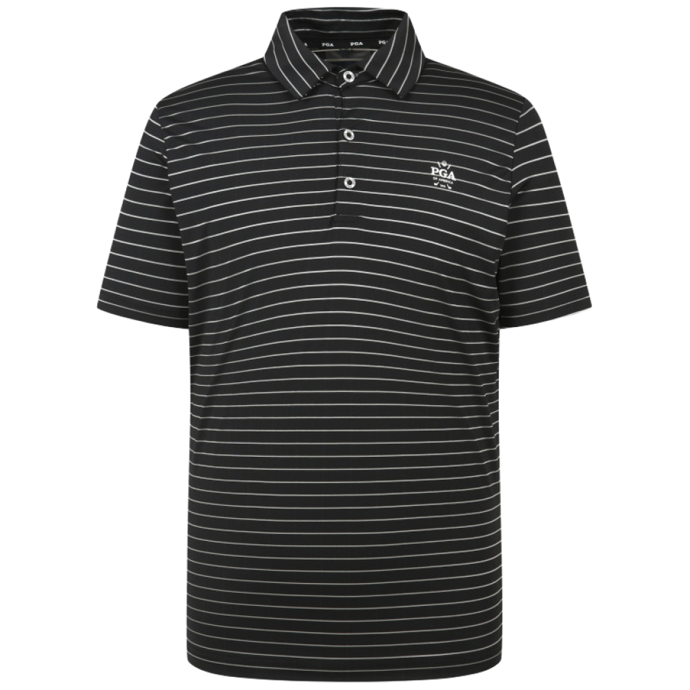 PGA 남성 쿨터치 스트라이프 반팔 카라티셔츠 PGMTS52309 42,000원